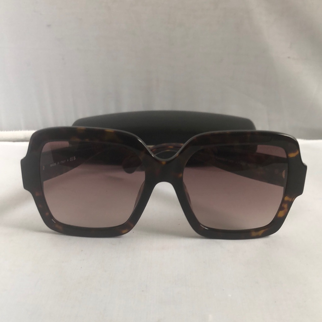 Chanel Brown And Black Oversized Square Sunglasses